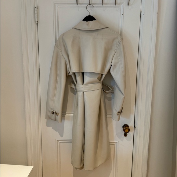 Babaton Tabloid leather Trench - Picture 2 of 3